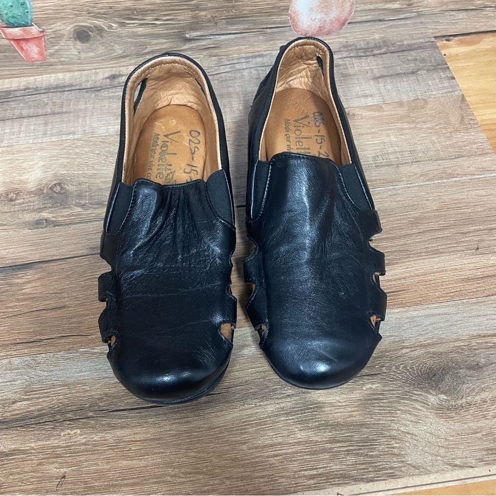 Violette women’s leather loafers size 6 Mexican size 23